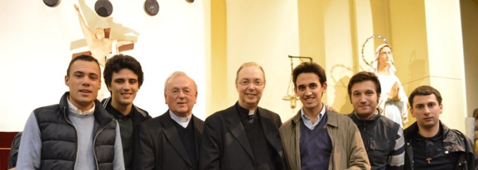 Seminaristi al concerto di monsignor Frisina