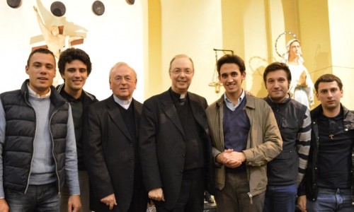 Seminaristi al concerto di monsignor Frisina